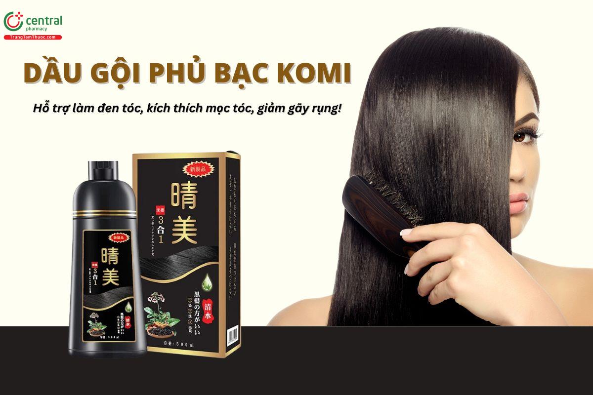 Dầu gội phủ bạc Komi Nhật Bản có tốt không?