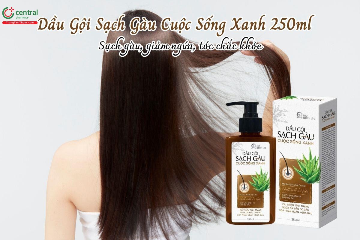 Dầu Gội Suôn Mượt Cuộc Sống Xanh 250ml - Sạch gàu, giảm ngứa, tóc chắc khỏe