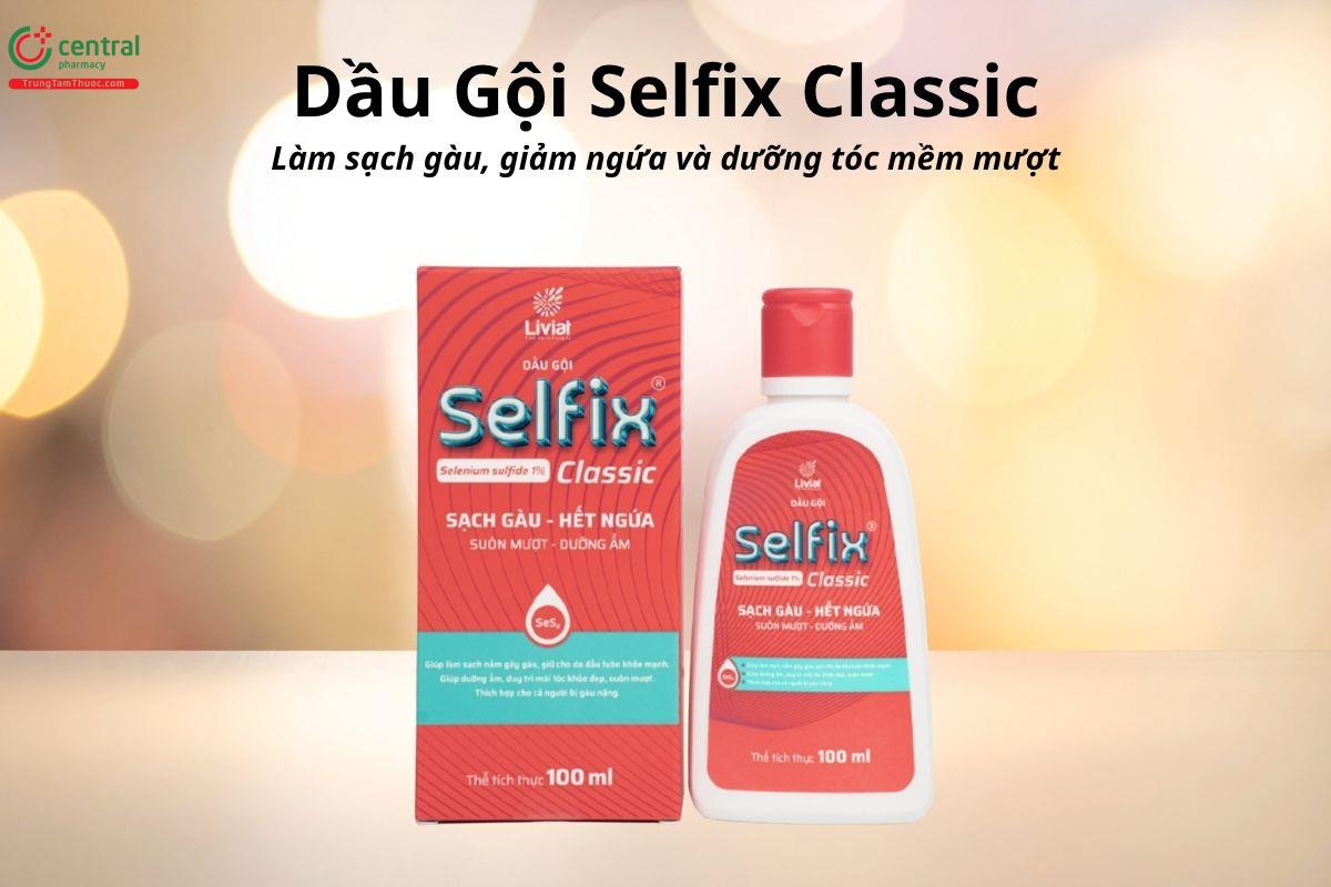 Dầu Gội Selfix Classic - Làm sạch gàu, giảm ngứa và dưỡng tóc mềm mượt