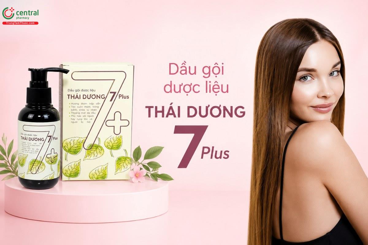 Dầu gội dược liệu Thái Dương 7 Plus