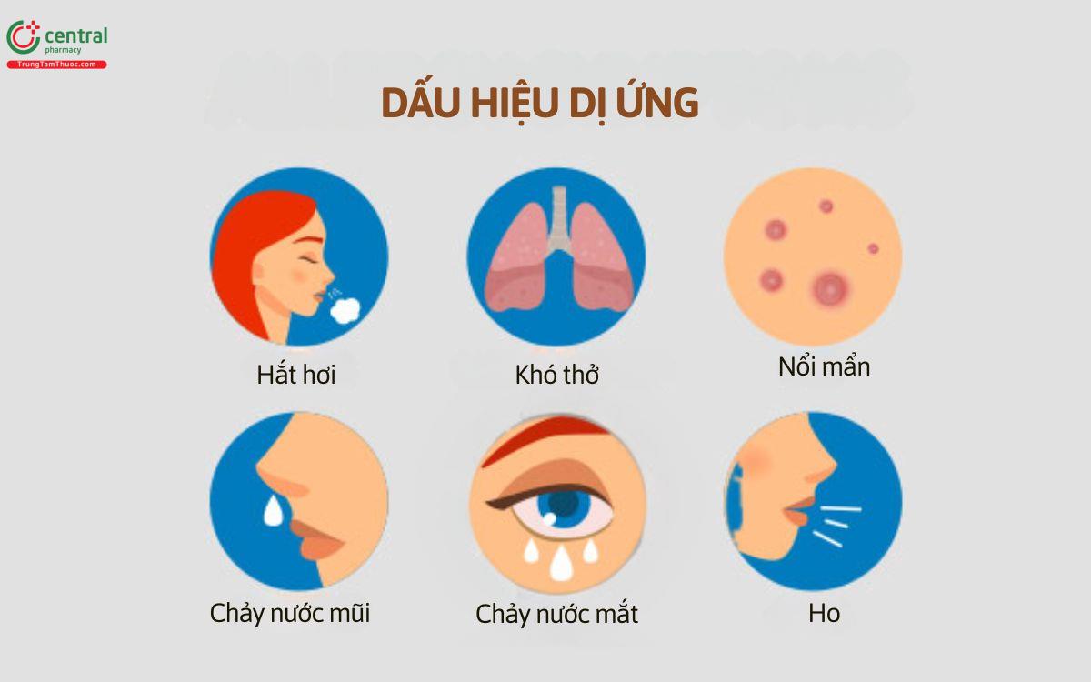 Dấu hiệu nhận biết dị ứng