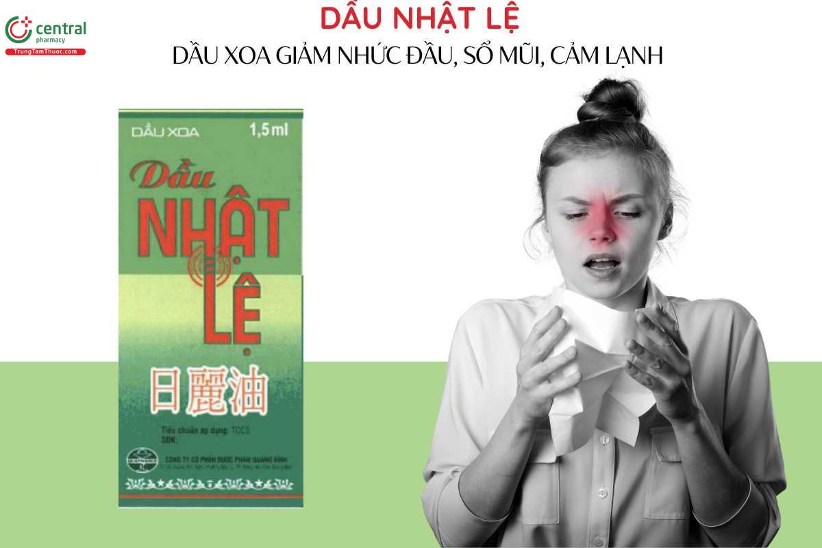 Chỉ định của Dầu xoa Nhật Lệ