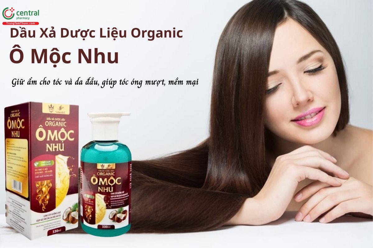 Dầu Xả Dược Liệu Organic Ô Mộc Nhu - Giúp tóc óng mượt, giảm gãy rụng
