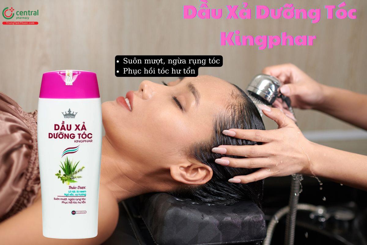 Dầu Xả Dưỡng Tóc Kingphar giúp làm mềm tóc, phục hồi tóc hư tổn