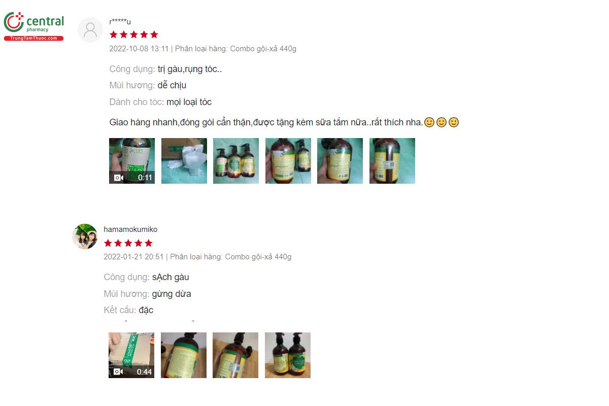 Dầu xả thảo dược Gừng dừa Cocay Hoala review