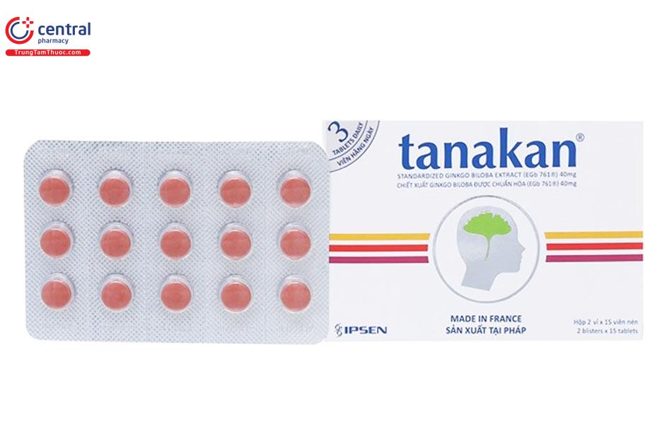 Thuốc bổ não Tanakan- giúp giảm các cơn đau nửa đầu