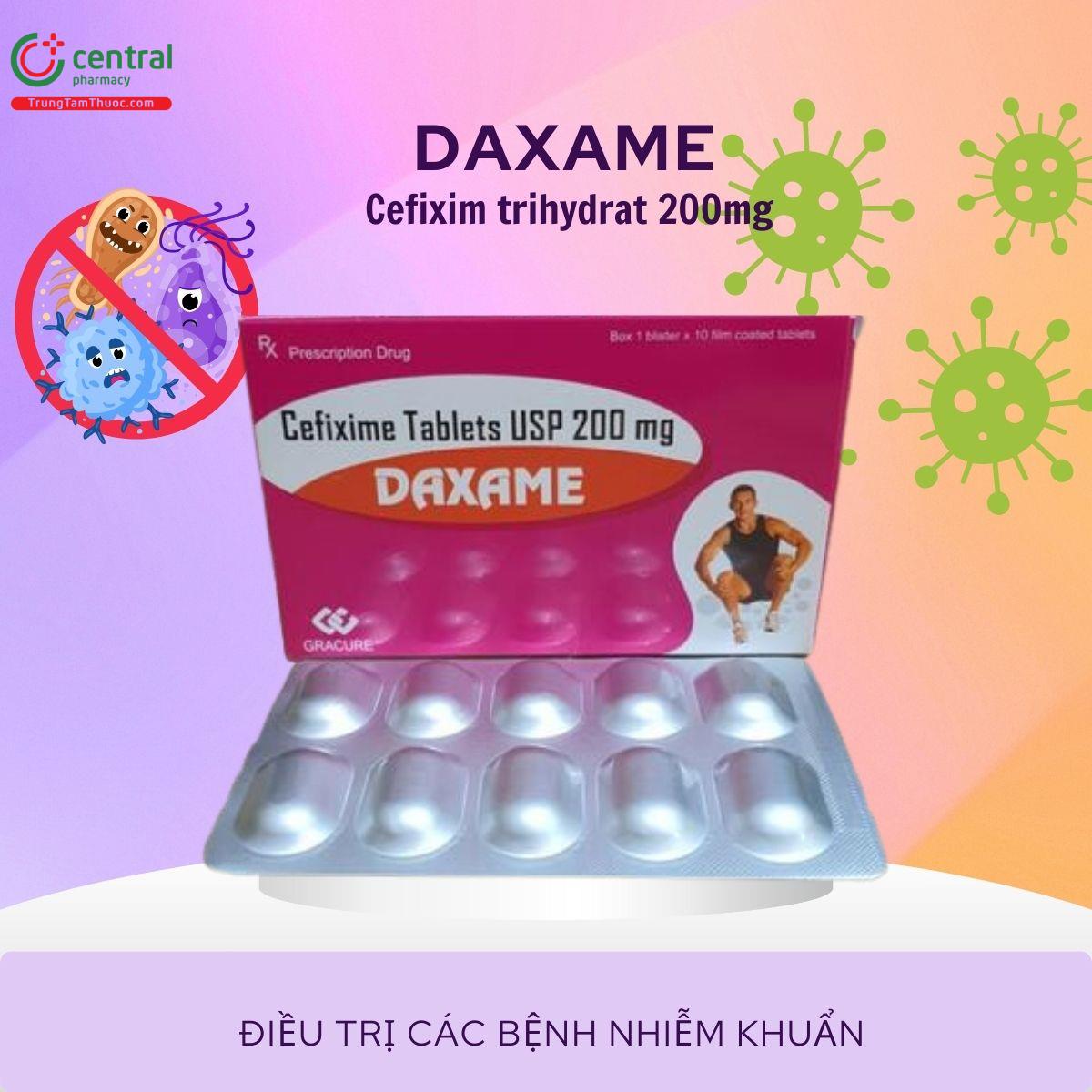 Thuốc Daxame 200mg - Điều trị nhiễm khuẩn hô hấp, tiết niệu