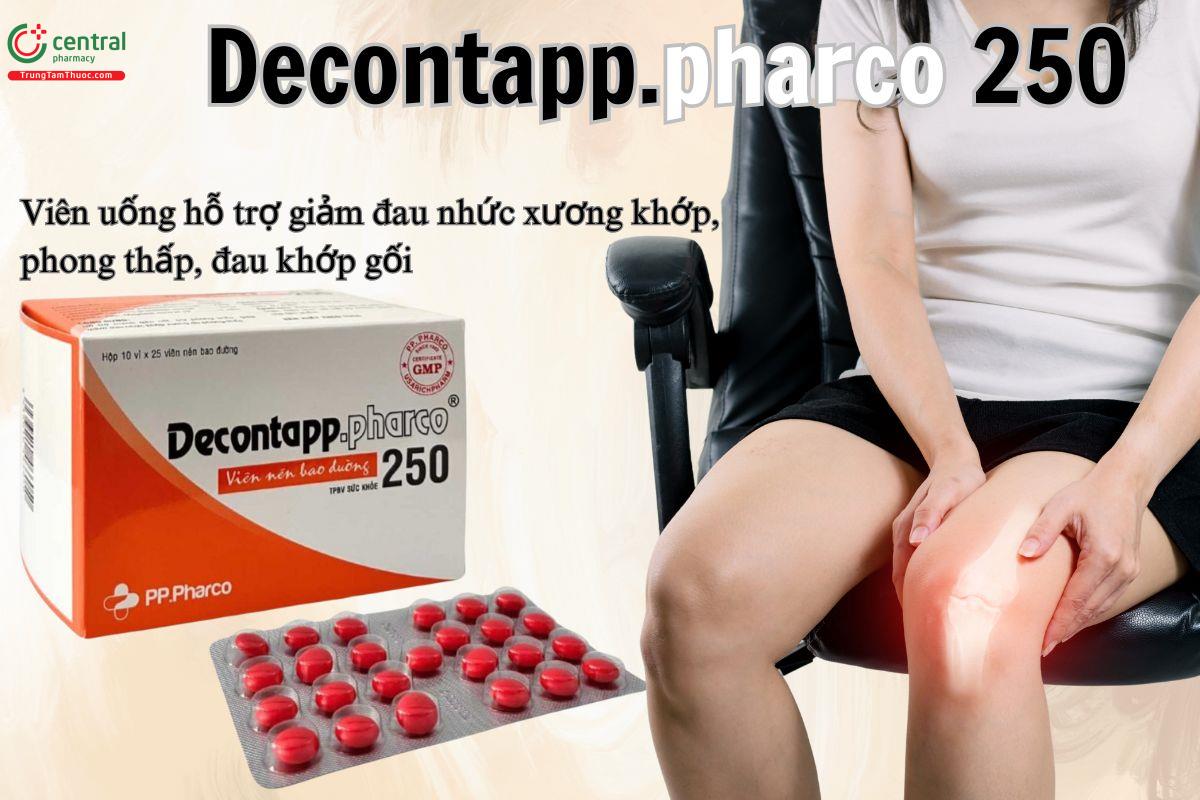 Viên uống Decontapp.pharco 250 giúp tăng cường gân cốt, xương chắc khỏe