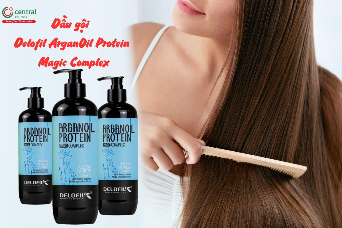 Dầu gội thơm tóc cho nữ Delofil Argan Oil Magic Complex