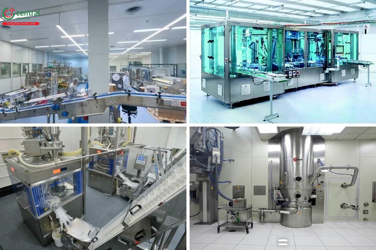 Trang thiết bị tại nhà máy sản xuất của Delpharm