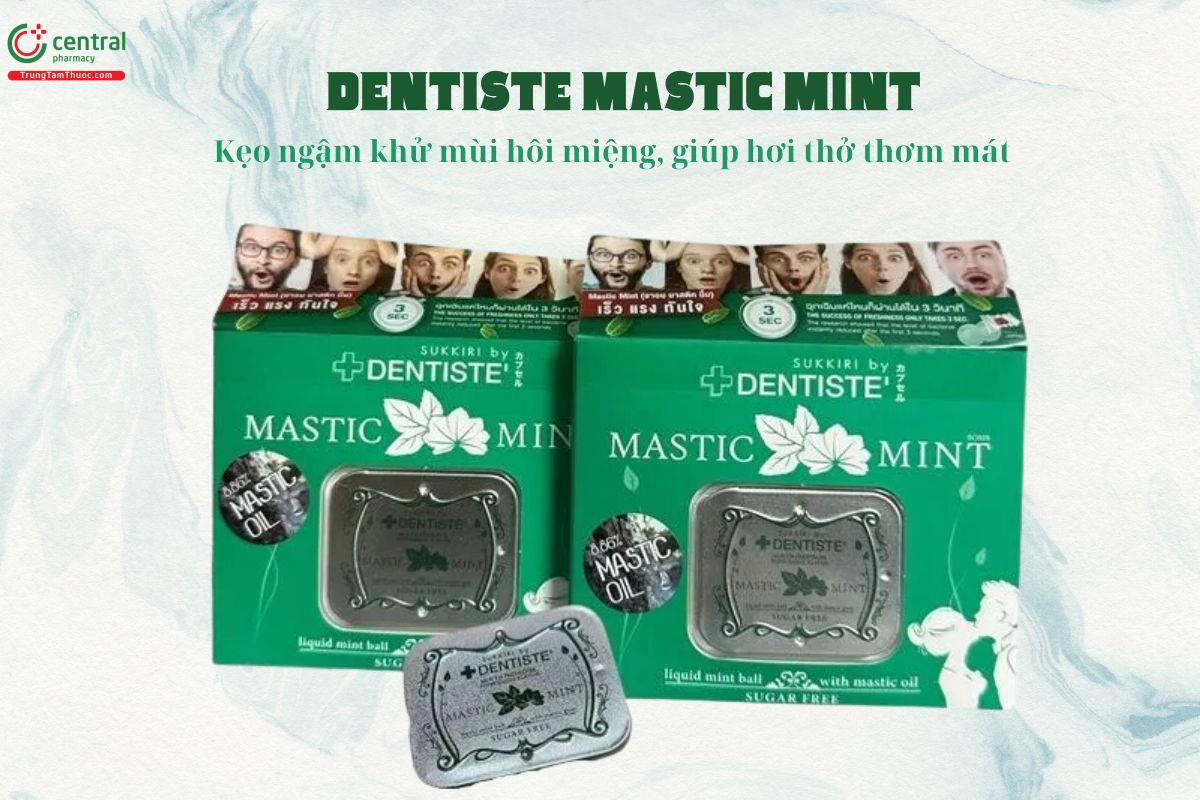 Thuốc Dentiste Mastic Mint khử mùi hôi miệng, làm mới hơi thở