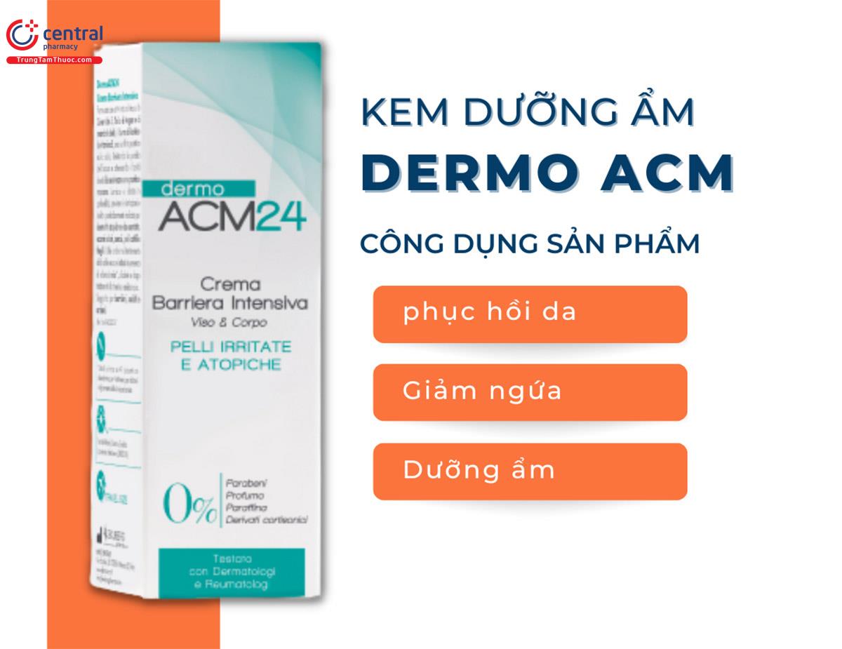 Dermo ACM 24 Face & Body Cream 75ml giúp giữ cho da khỏe đẹp