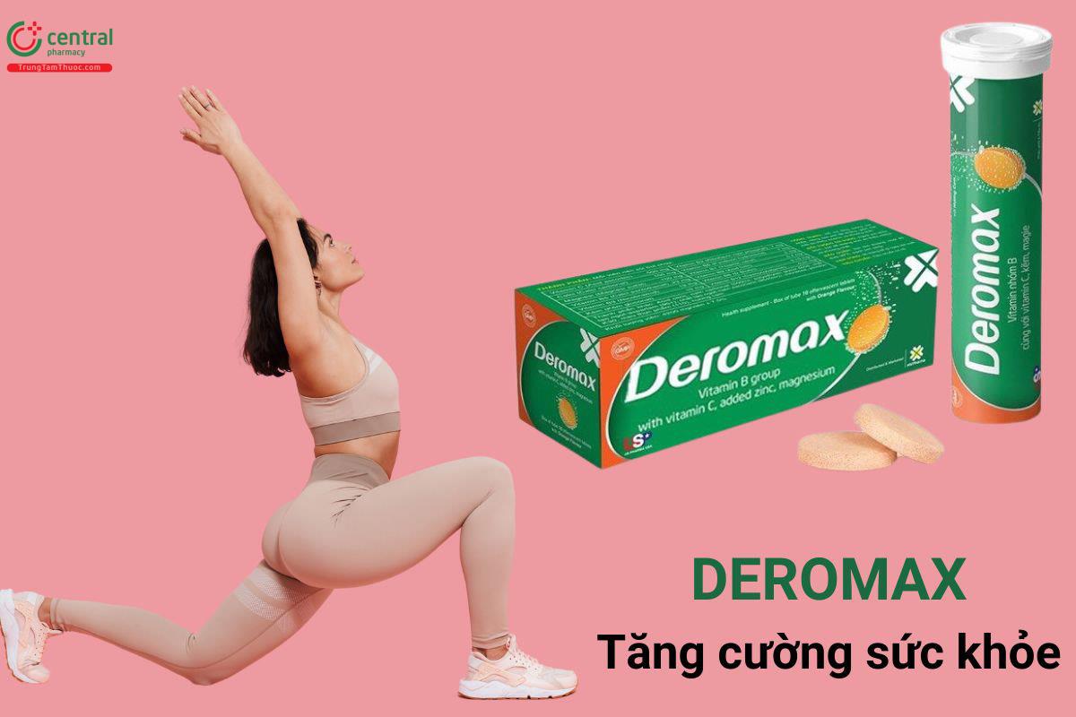 Deromax Tuýp 10 viên giúp tăng cường sức khỏe