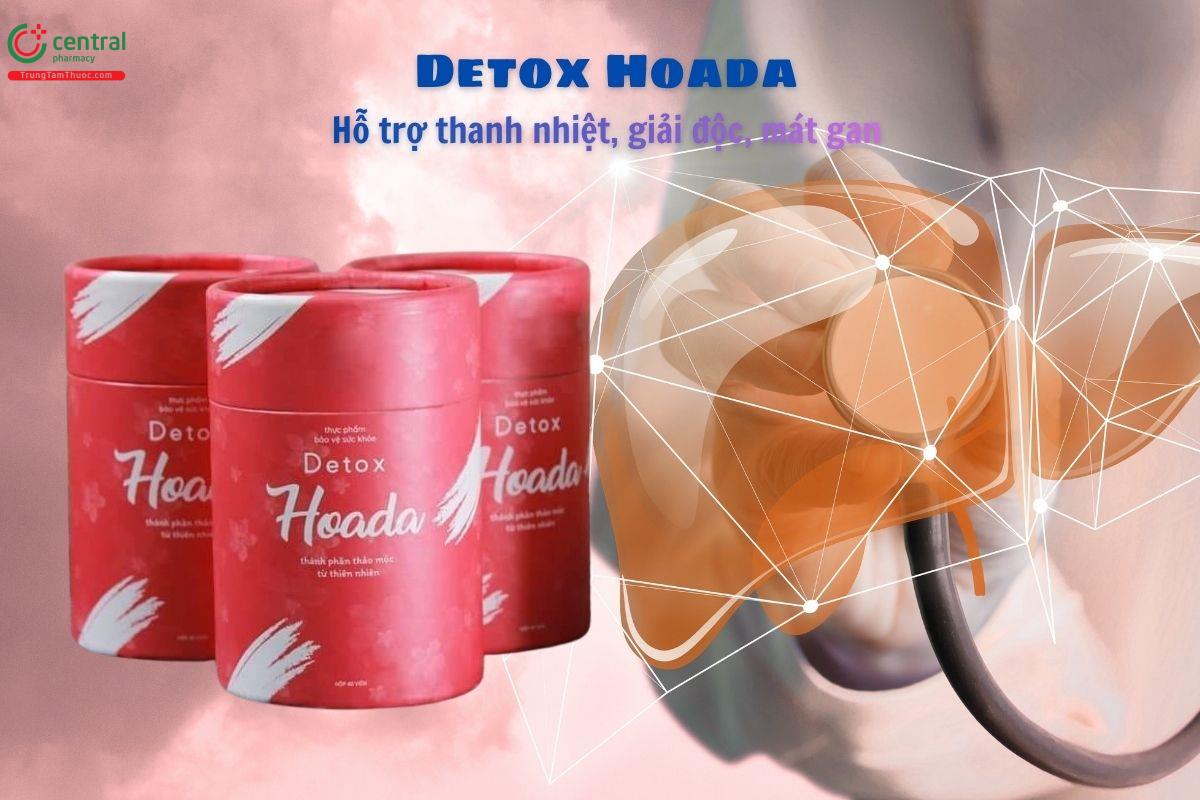 Detox Hoada giúp thanh nhiệt, giải độc, tăng chức năng gan