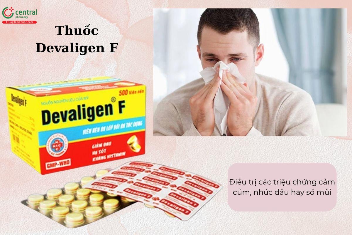 Chỉ định của thuốc Devaligen F