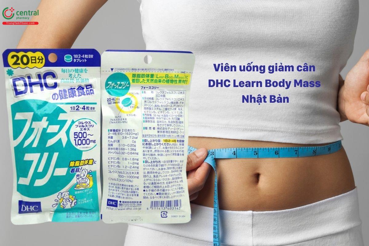 Viên uống giảm cân DHC Learn Body Mass Nhật Bản giúp dáng thon gọn