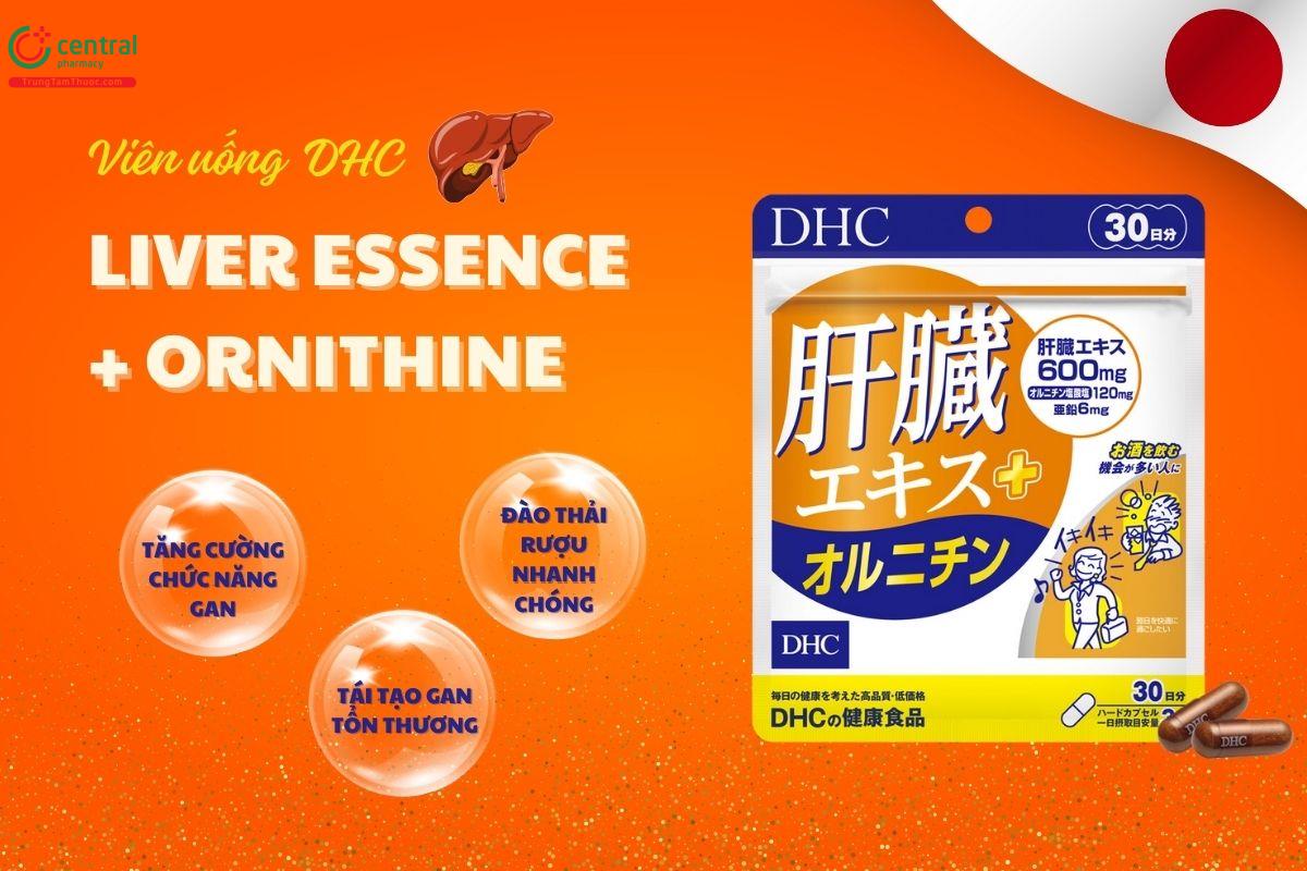 DHC Liver Essence + Ornithine 30 ngày hỗ trợ tăng cường chức năng gan