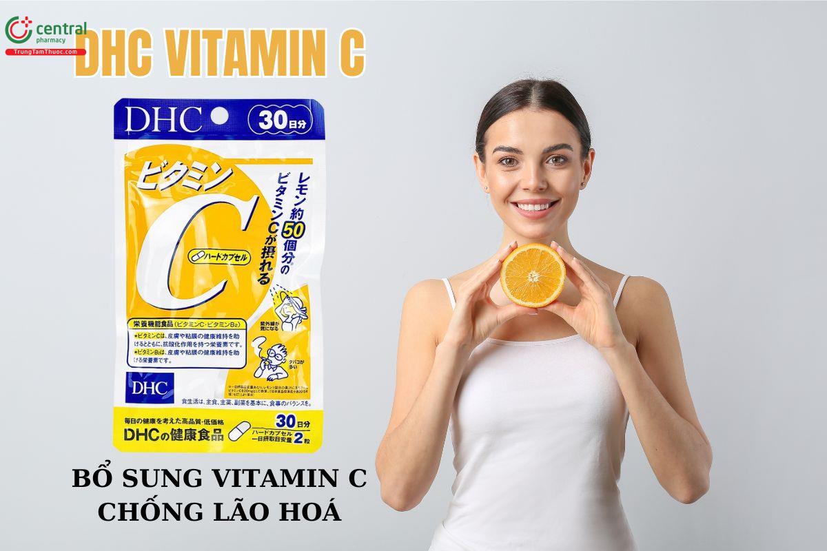 Viên uống DHC Vitamin C bổ sung vitamin C cho cơ thể 