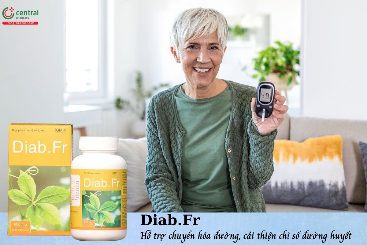 Diab.Fr - Hỗ trợ chuyển hóa đường, cải thiện chỉ số đường huyết
