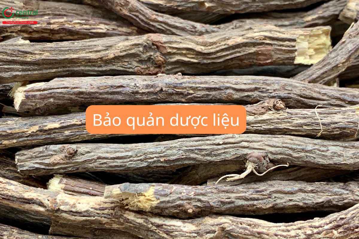 Diêm sinh dùng để bảo quản dược liệu