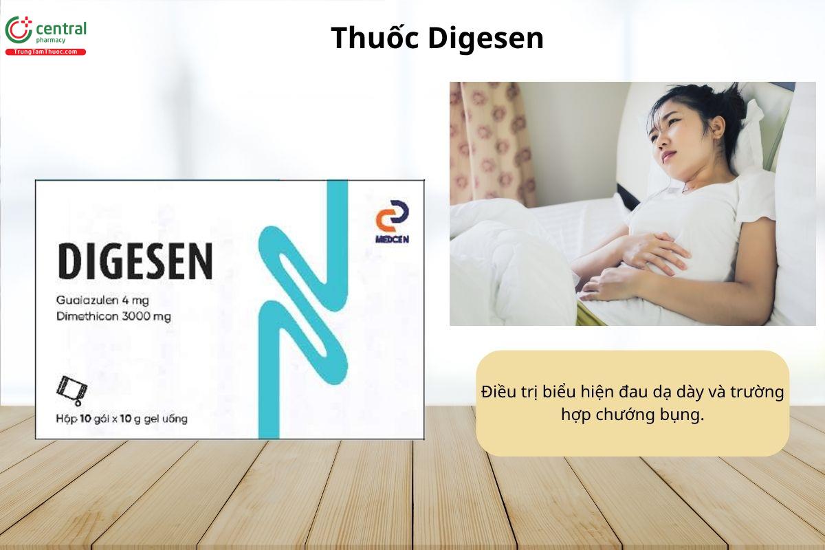Chỉ định của thuốc Digesen