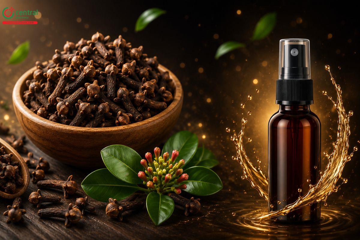 Đinh hương có tác dụng gây tê