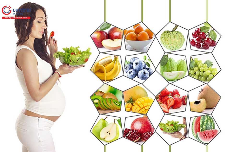 Thực hiện chế độ ăn dinh dưỡng khi mang thai
