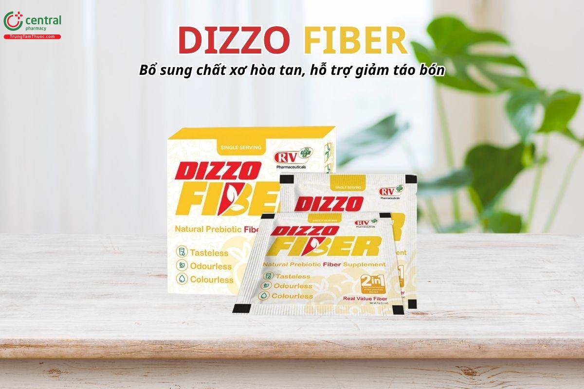 Dizzo Fiber bổ sung chất xơ hòa tan, hỗ trợ giảm táo bón