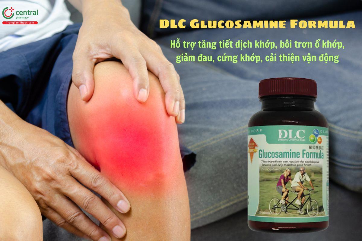 DLC Glucosamine Formula tăng tiết dịch khớp, bôi trơn ổ khớp, cải thiện vận động