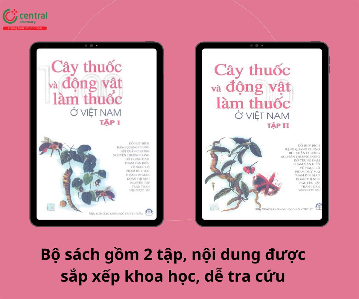Nội dung bộ sách Cây thuốc và động vật làm thuốc ở Việt Nam