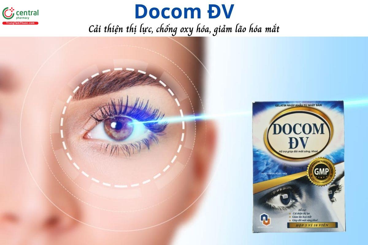 Docom ĐV - Hỗ trợ cải thiện thị lực, chống oxy hóa, giảm lõa hóa mắt