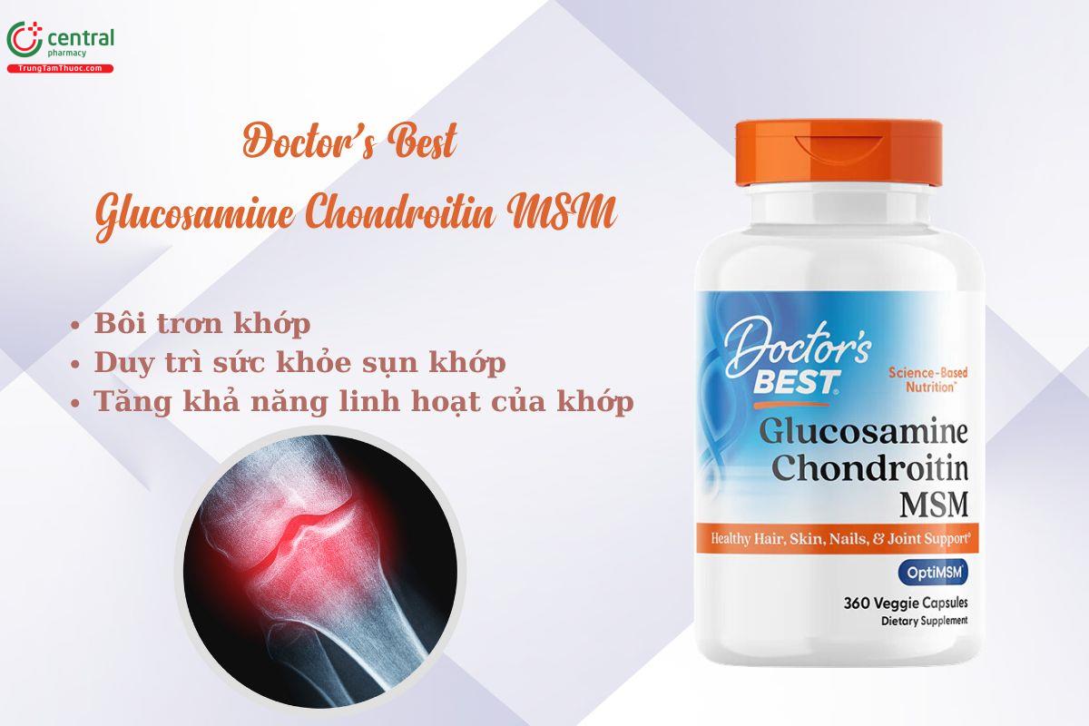 Doctor’s Best Glucosamine Chondroitin MSM tăng cường chức năng khớp