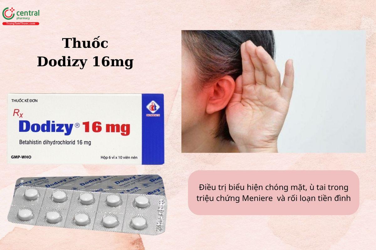 Chỉ định của thuốc Dodizy 16mg