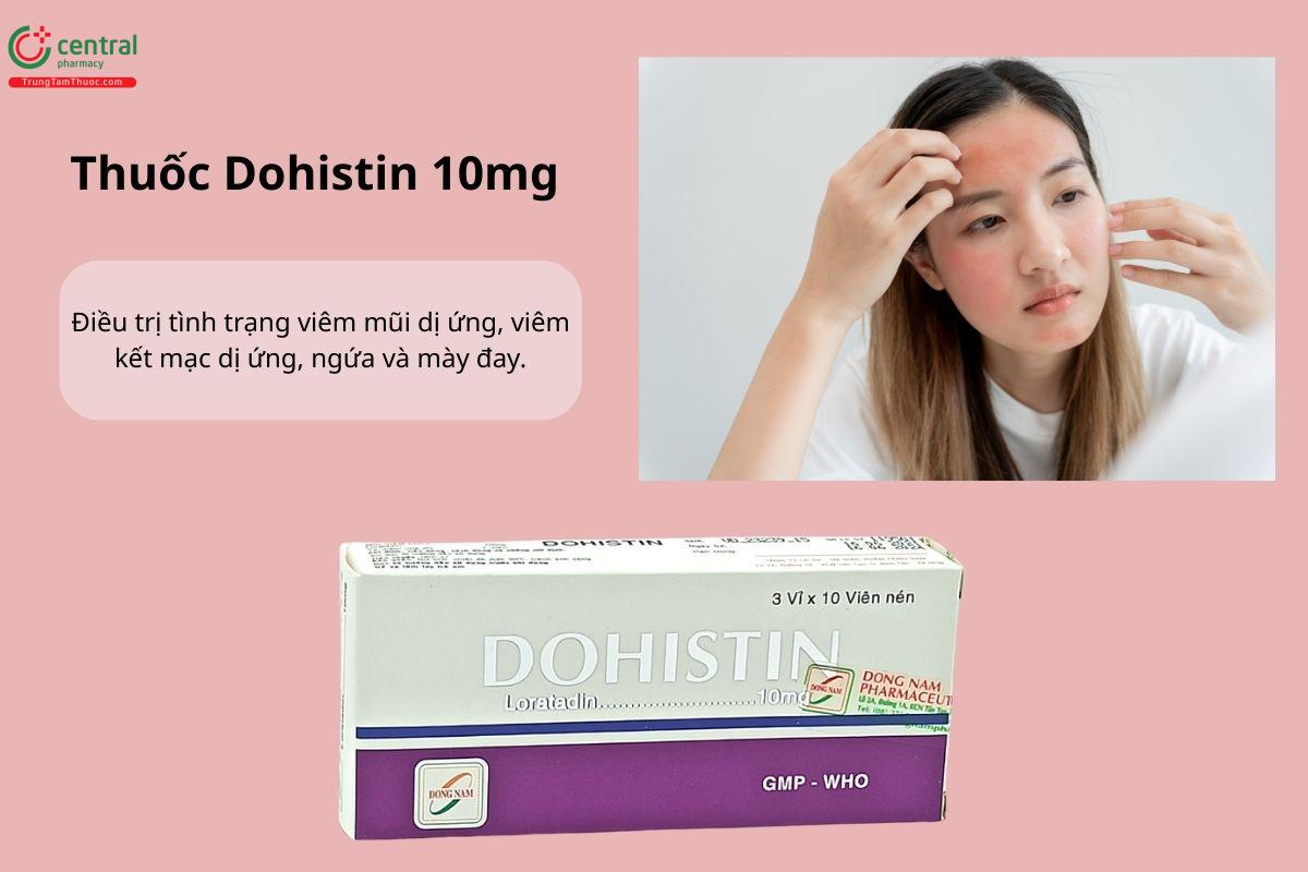 Chỉ định của thuốc Dohistin 10mg
