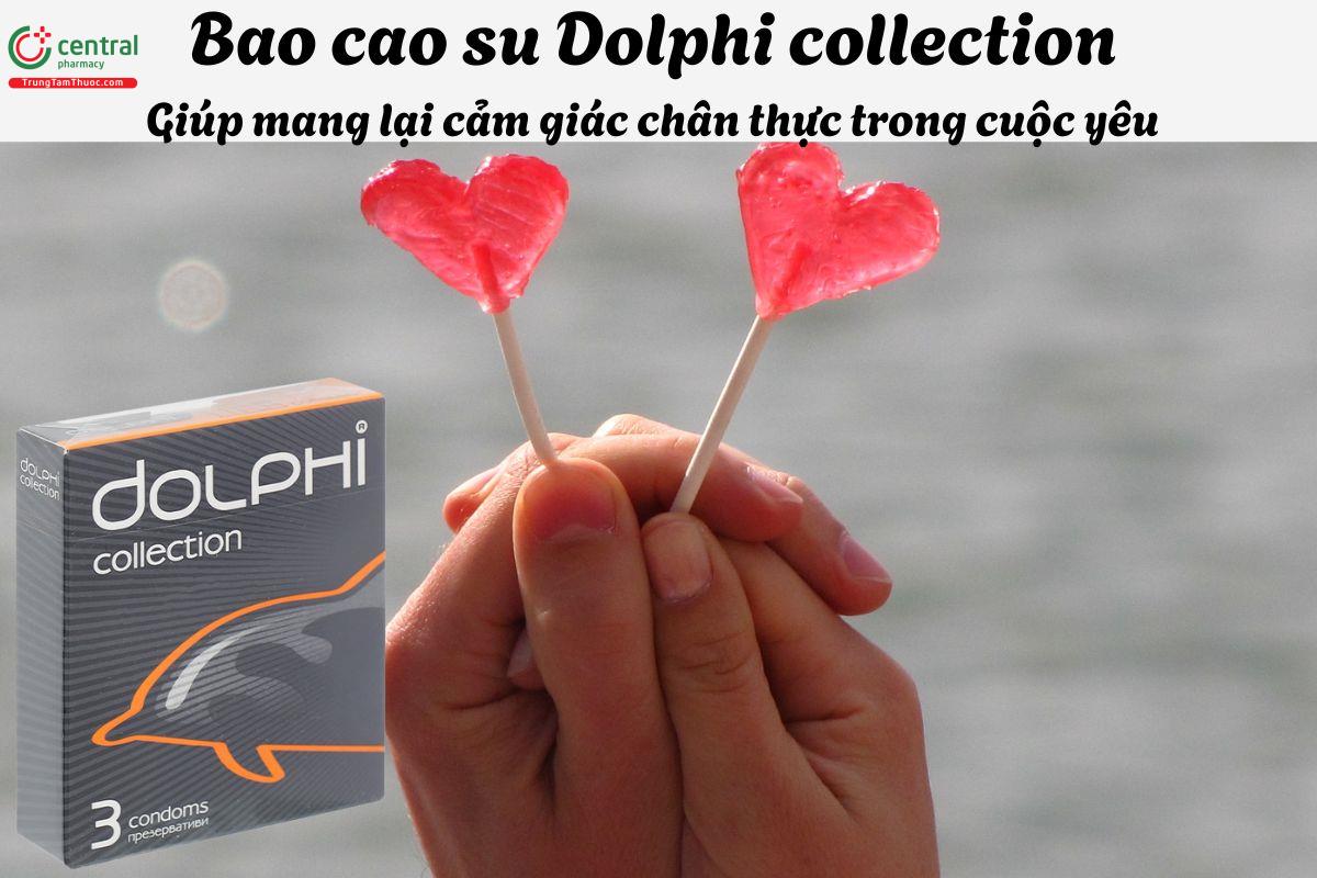 Bao cao su Dolphi Collection (Hộp 3 cái) - Mang lại cảm giác chân thực