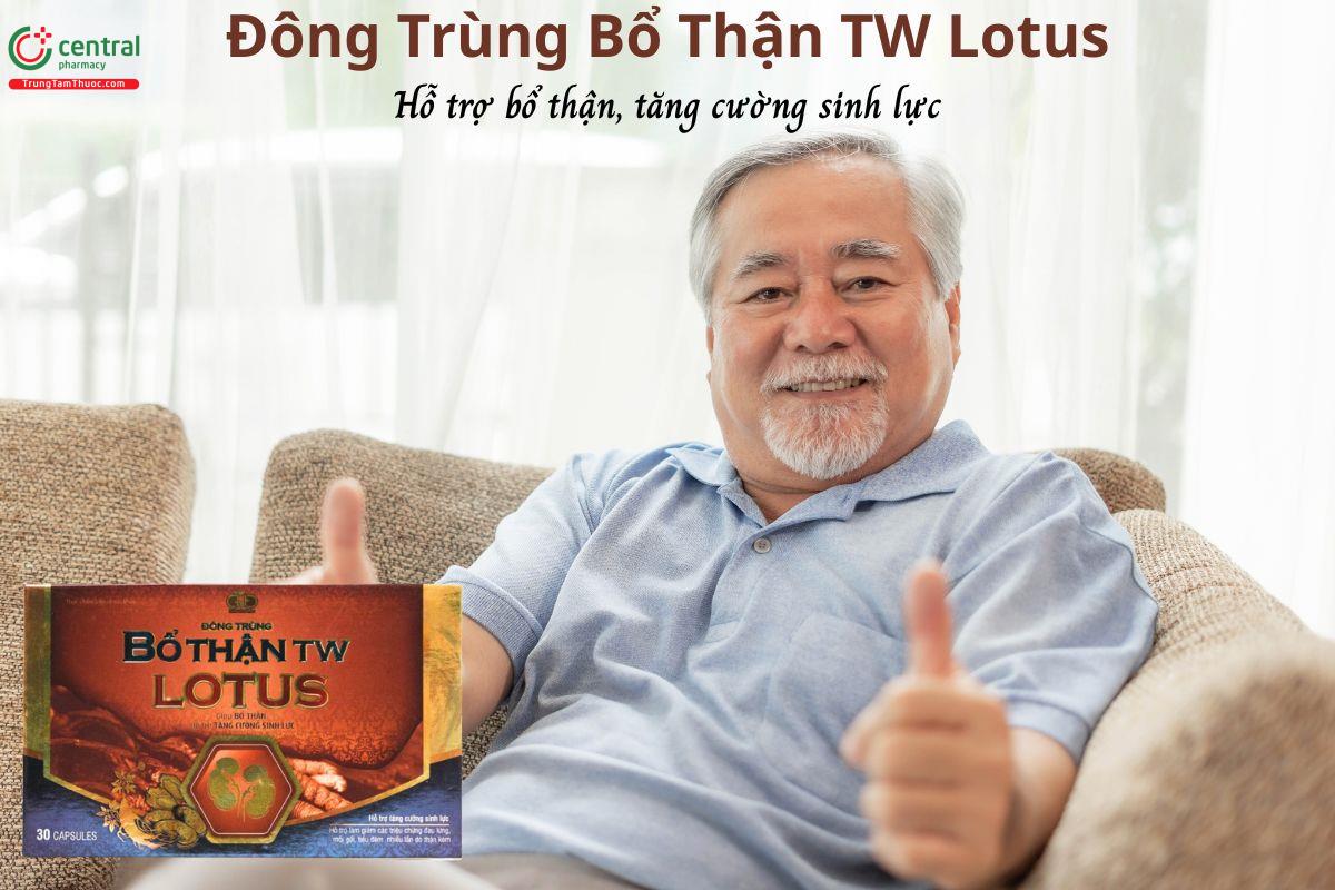Đông Trùng Bổ Thận TW Lotus - Hỗ trợ bổ thận, tăng cường sinh lực