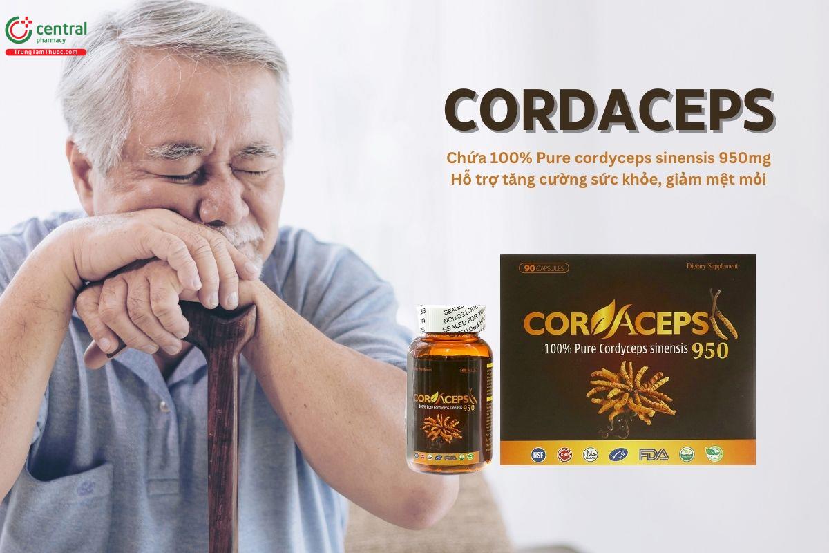 Đông trùng hạ thảo Cordaceps 950 giảm mệt mỏi, tăng cường đề kháng