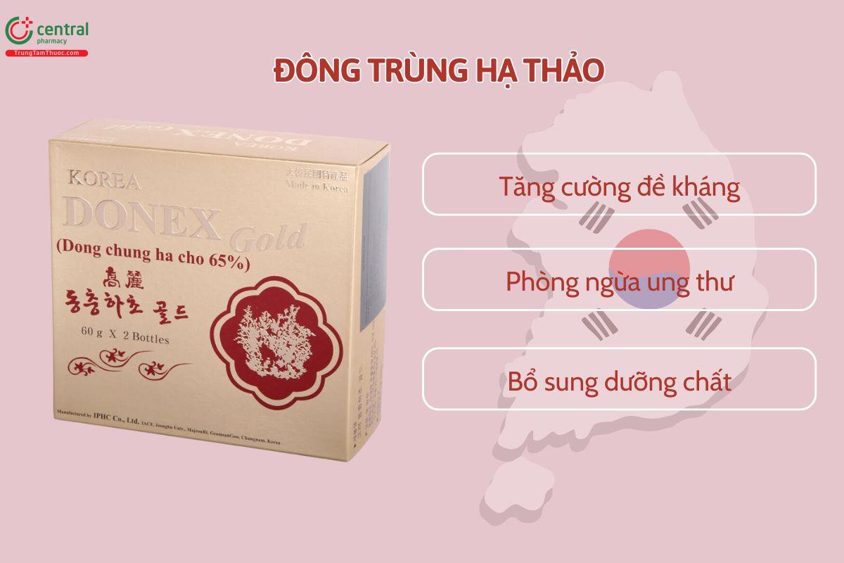 Công dụng của Korean Donex Gold