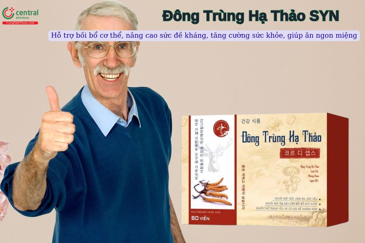 Viên uống Đông Trùng Hạ Thảo SYN giúp tăng cường sức khoẻ, ăn ngon miệng,...