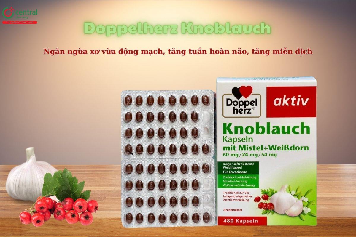 Doppelherz Knoblauch của Đức - Phòng ngừa xơ vữa động mạch, hạ mỡ máu