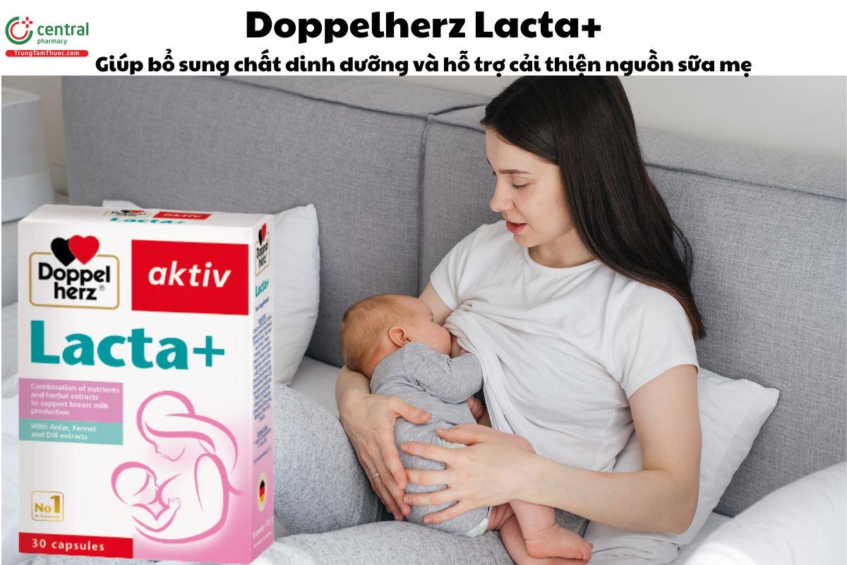 Doppelherz Lacta+ Bổ sung dinh dưỡng, nâng cao chất lượng sữa mẹ