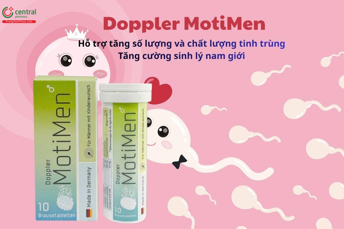 Doppler MotiMen hỗ trợ cải thiện số lượng và chất lượng tinh trùng