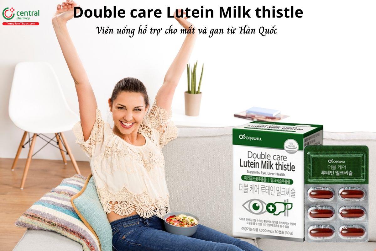 Double care Lutein Milk thistle - Hỗ trợ tốt cho mắt và gan, chống oxy hóa