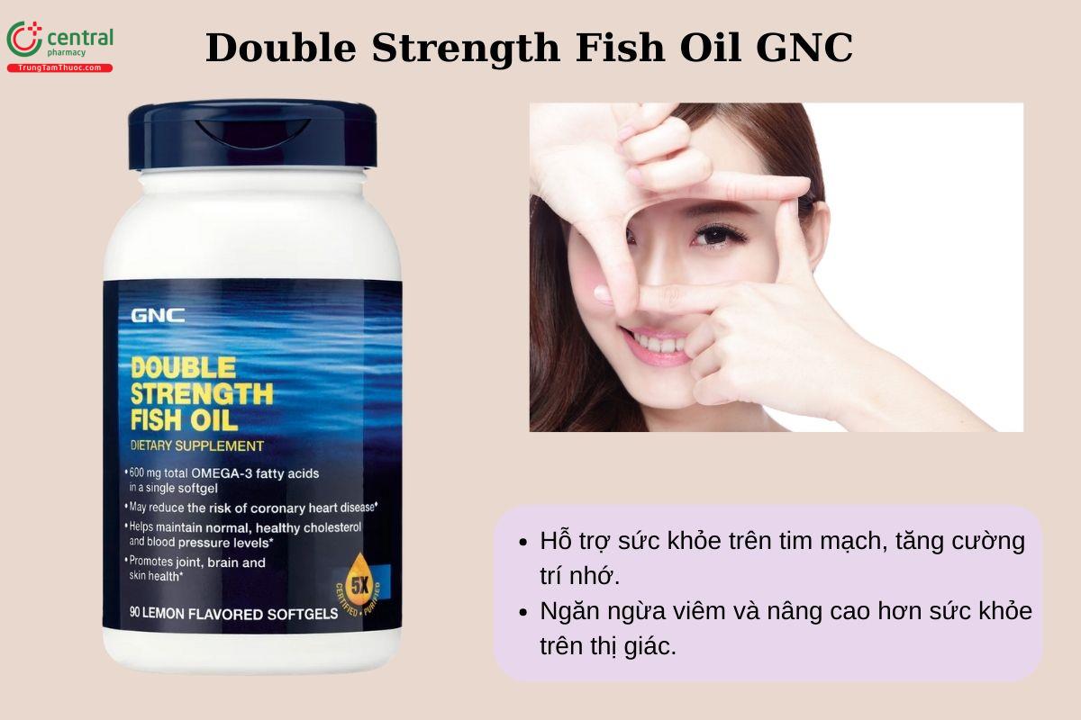Công dụng của Double Strength Fish Oil GNC