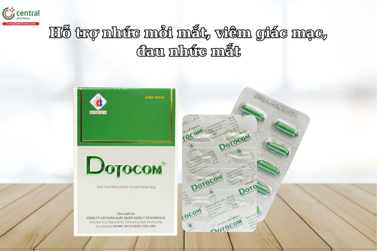 Thuốc Dotocom bổ sung các dưỡng chất cần thiết giúp hỗ trợ thị lực
