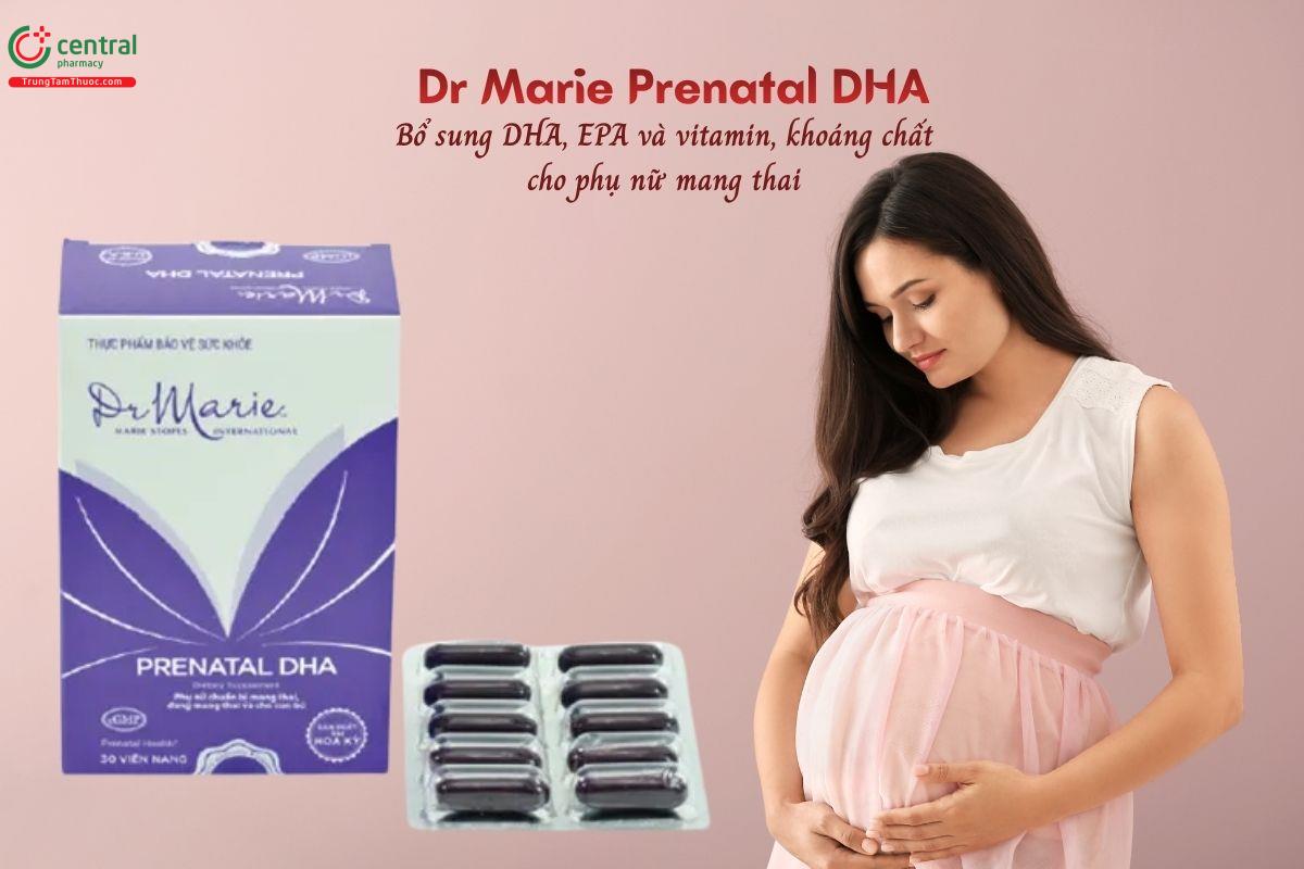 Dr Marie Prenatal DHA bổ sung DHA, vitamin, khoáng chất cho bà bầu
