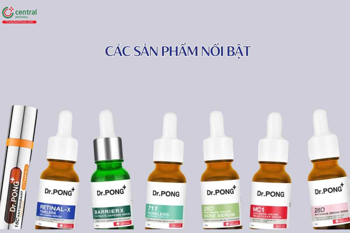 Sản phẩm của thương hiệu Dr.PONG