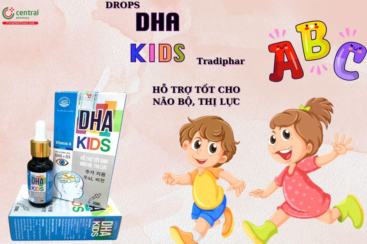 Drops DHA Kids - Bổ sung dầu cá dạng nhỏ giọt cho trẻ 