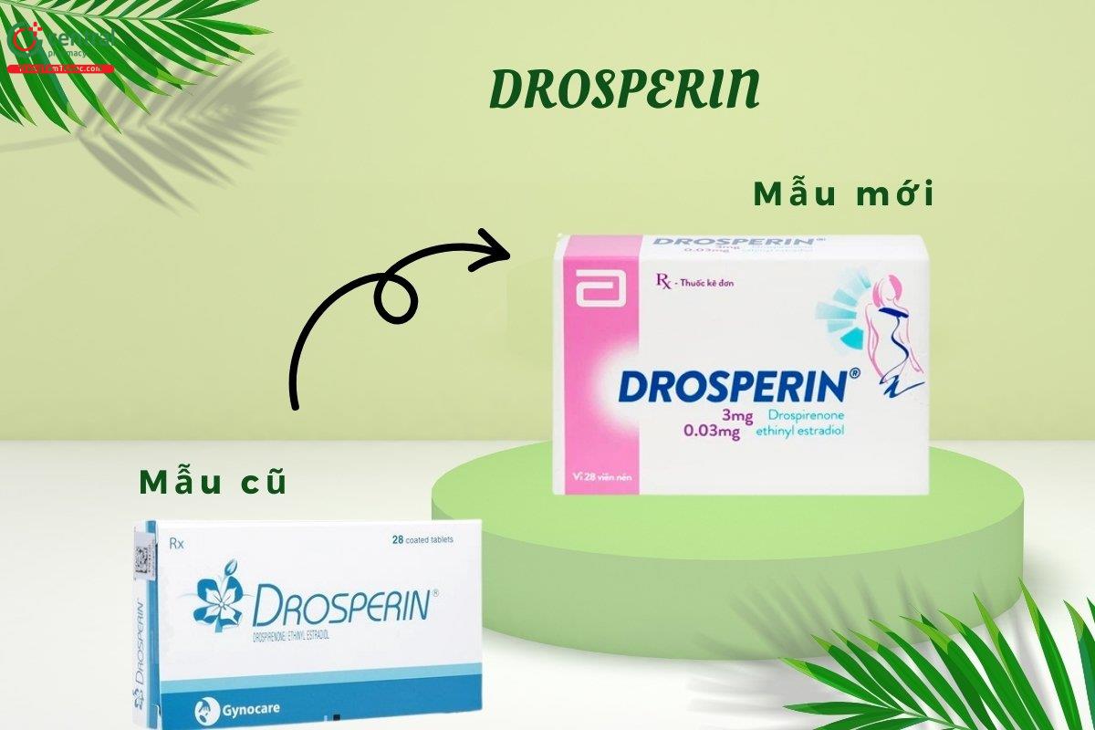 mẫu mới Drosperin 28 viên