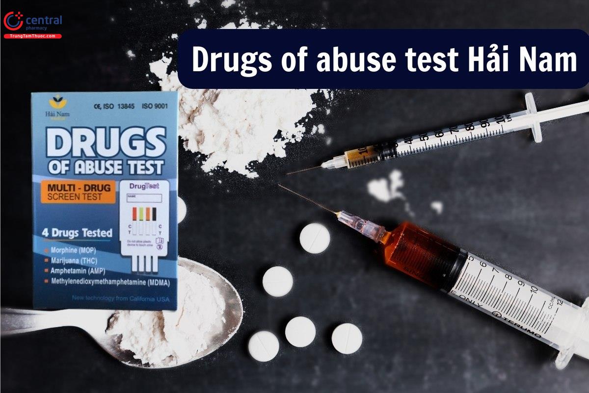 Drugs of abuse test 4 chân Hải Nam